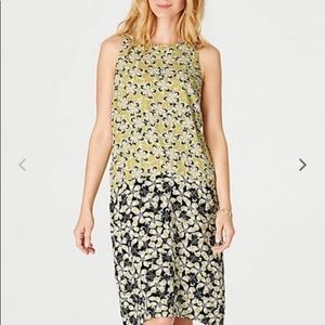 JJill Boatneck Floral Shift Dress XL